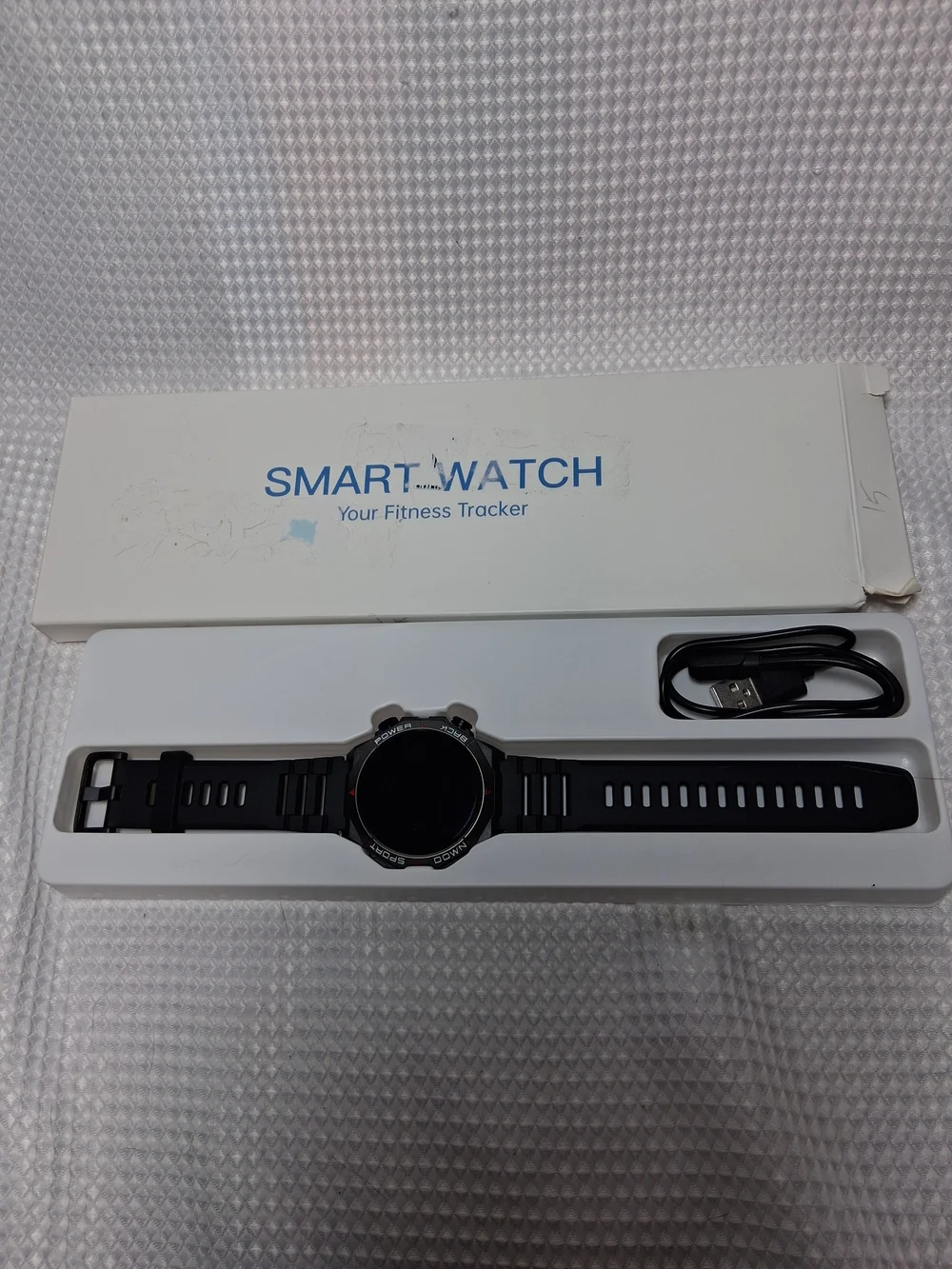 Smart watch stylish black